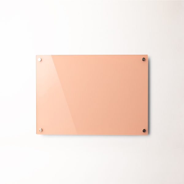 Frameless Colour Glass Whiteboard