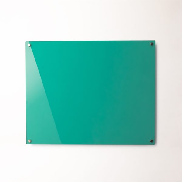 Frameless Colour Glass Whiteboard